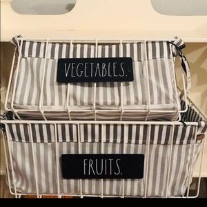 Rae Dunn FRUIT & VEGETABLE baskets